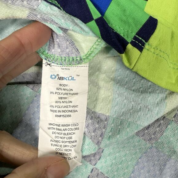 IBKUL Women's Long Sleeve Size Medium Abstract Print Activewear Top - Picture 8 of 8